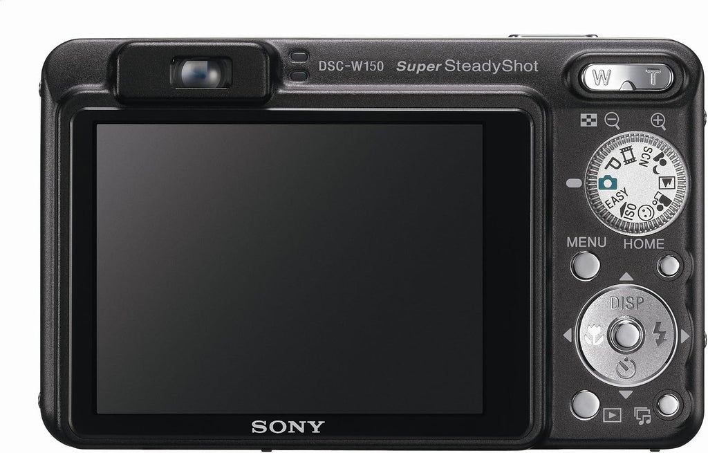 Sony Cybershot DSCW150/B 8.1MP Digital Camera with 5x Optical Zoom with Super Steady Shot (Black)