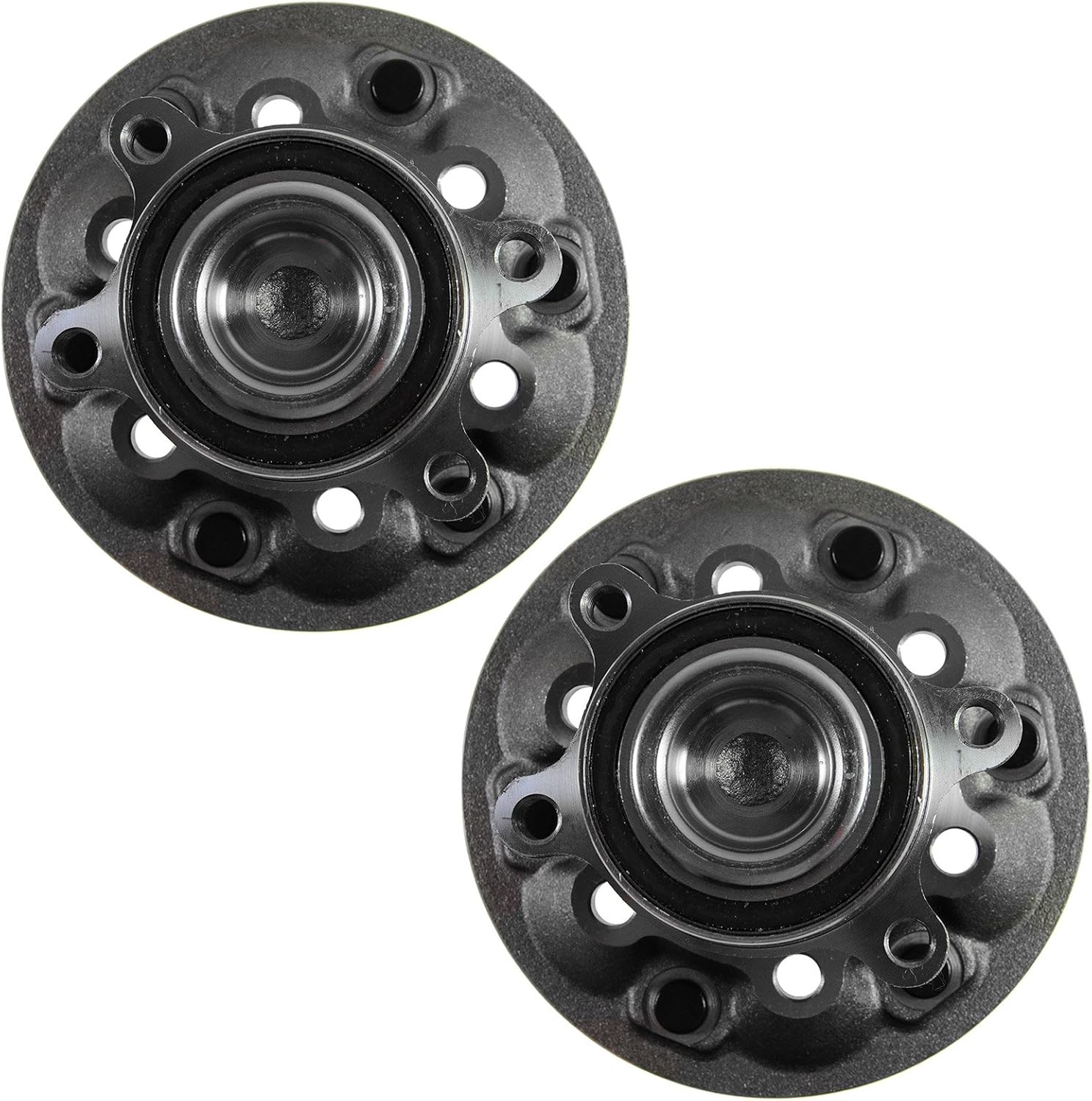 TRQ Front Left and Right Wheel Bearing and Hub Assembly Set 2 Piece Compatible with 2009-2012 Chevrolet Colorado Rear Wheel Drive 2009-2012 GMC Canyon Rear Wheel Drive