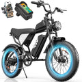 YVY 1500W Peak Electric Bike for Adults, 35MPH Top Speed 48V 20Ah Battery eBike, UL2849 Certified Mountain e-Bike for Hill Climbing, 20' Fat Tire All-Terrain, Full Suspension