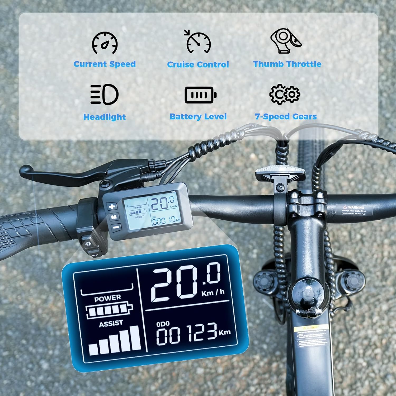 Electric Bike - 750W/1000W/1500W Motor Electric Bicycle, 20MPH, 55/70/80 Miles, Removable Battery, Shock Absorber, 5 Speed E Bike, 26' Tire Commuter Electric Bicycle for Adults