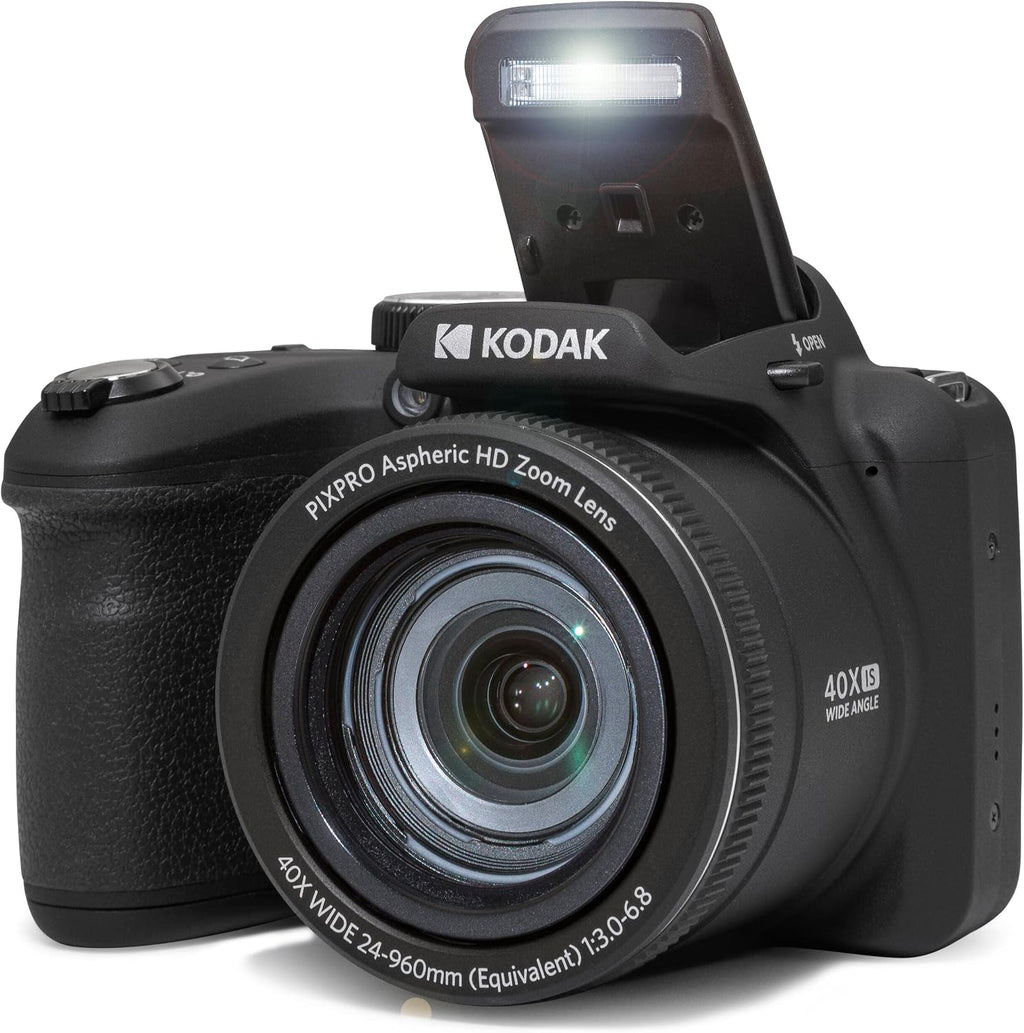 Kodak PIXPRO AZ405 Digital Camera (Black) + 16GB Memory Card + Camera Case + Accessories - Ultimate Bundle