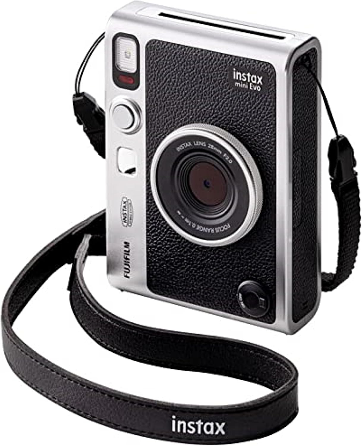 Instax mini EVO 2-in-1 Photo Camera and Printer with a 2.7 inch LCD Screen, 10 Lens and 10 Film Effects, mini Film Format, Black