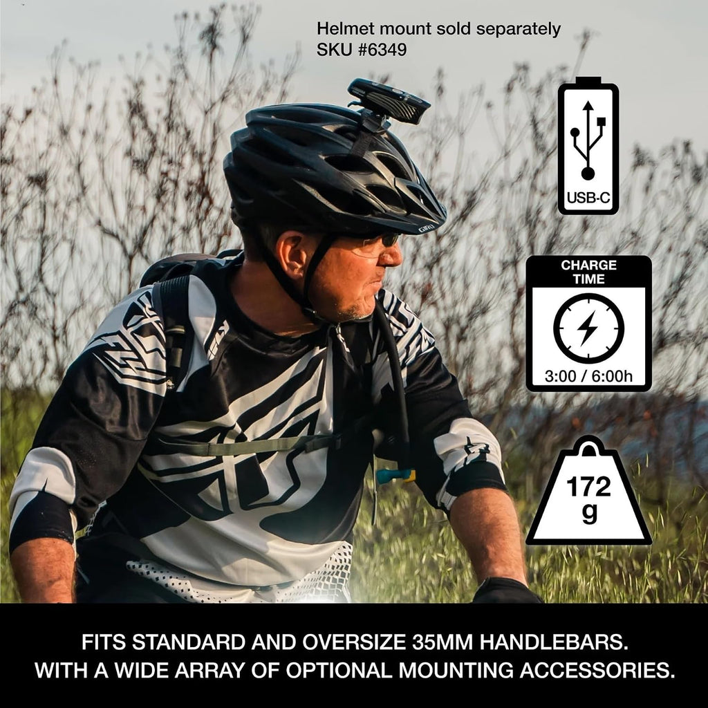 NiteRider Lumina Boost 1400 Lumen LED USB Rechargeable Water-Resistant Front Bike Light