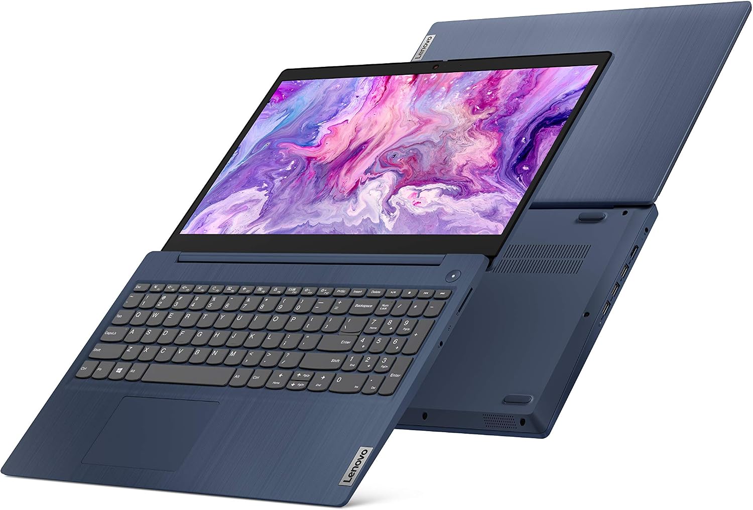 2020 Lenovo IdeaPad 3 15.6' Laptop Intel Core i3-1005G1 8GB RAM 256GB SSD Windows 10 in S Mode Blue, 4-10.99 Inches