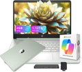 HP Flagship 14' HD Student&Business Laptop with AI Copilot, 13th Gen Intel 4-Core, 4GB RAM, 1.12TB Storage (128GB UFS + 1TB Docking Station), 1 Year Office 365, Wi-Fi 6, Win 11 S, Willow Green