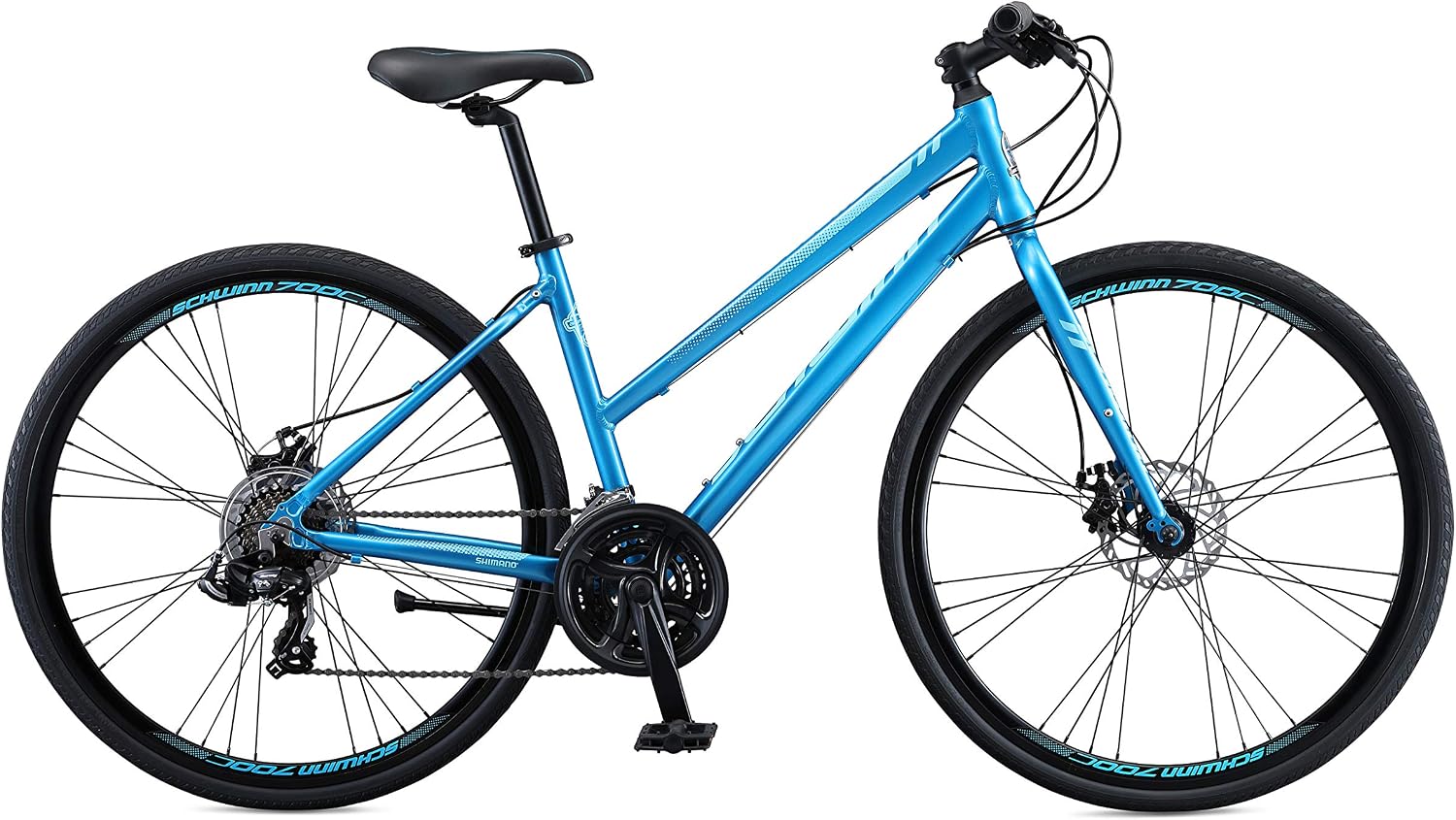 Schwinn Volare 1300 Road Bike, 700c Mens and Womens Bike, 14-Speed Drop Bar Road Bicycle, Aluminum Frame, Sport Tires, Fitness Seat, Alloy Caliper Brakes, Adult Bicycle