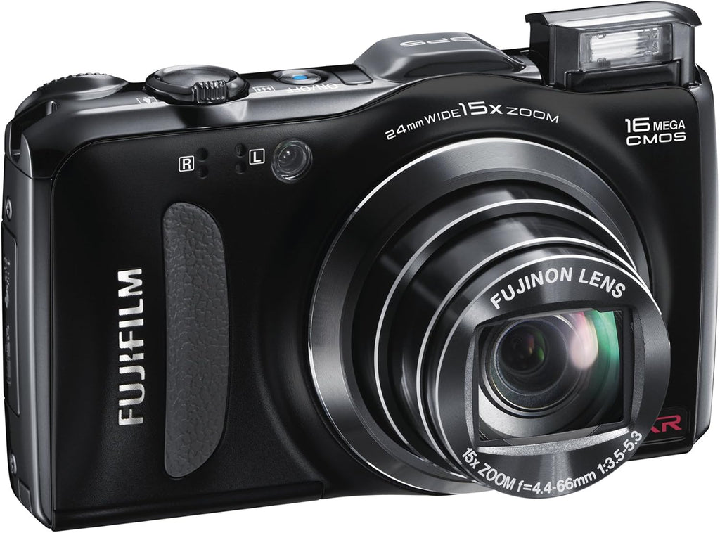 Fujifilm FinePix F600EXR 16 MP Digital Camera with CMOS Sensor and 15x Optical Zoom (Black)