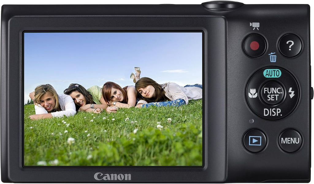 Canon PowerShot A2300 IS 16.0 MP Digital Camera with 5x Optical Zoom (Black)(Renewed)