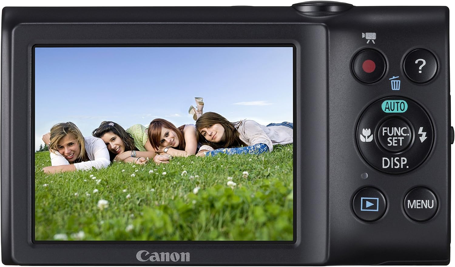 Canon PowerShot A2300 IS 16.0 MP Digital Camera with 5x Optical Zoom (Black)(Renewed)
