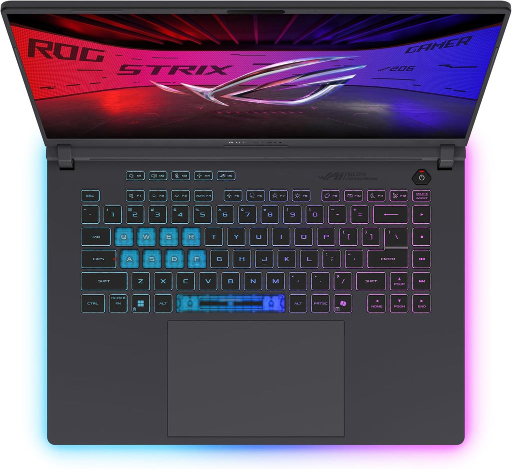ASUS ROG Strix G16 (2025) Gaming Laptop, 16' ROG Nebula Display 16:10 2.5K 240Hz/3ms, NVIDIA® GeForce RTX™ 5060 GPU, Intel® Core™ Ultra 9 Processor 275HX, 16GB DDR5, 1TB SSD, Wi-Fi 7, Wind11 Home