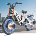eAhora Juliet Pro 2/Juliet 2/Juliet Electric Bike for Adults 43Mph Peak 5400W/1700W/1200W Dual Motor Ebike 60V-52V 70Ah-60Ah 200+Miles Long Range Fat Tire Full Suspension Mountain Bike, E Bike