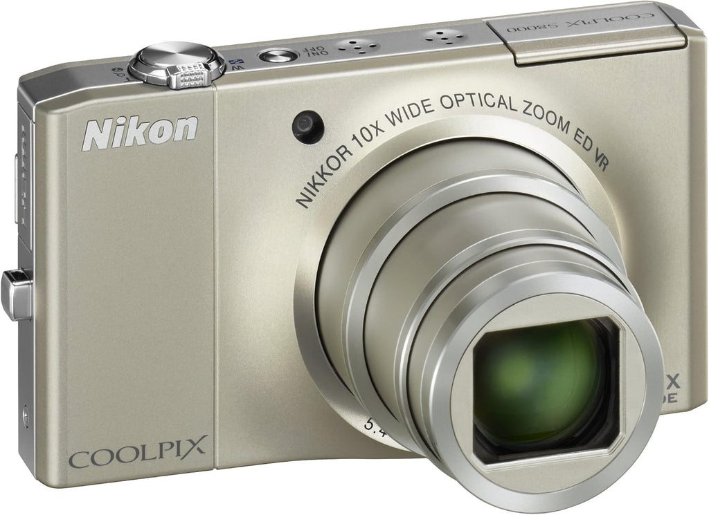 Nikon Coolpix S8000 14 MP Digital Camera with 10x Optical Vibration Reduction (VR) Zoom and 3.0-Inch LCD (Silver)