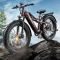 PUCKIPUPPY Electric Bike for Adults 1350W Peak, 28 MPH, 48V 20AH Battery Ebike, 26'x4' Fat Tire Full Suspension Electric Mountain Bike, 80 Miles Range, 8 Speed, Torque Sensor (Labrador Pro)