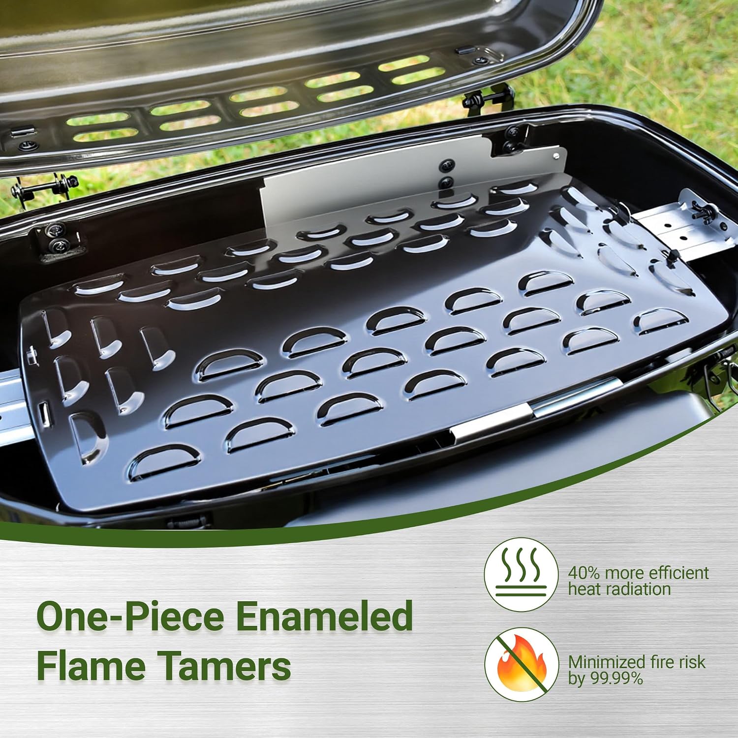 Brand-Man Propane Gas Grill, Portable Standup Grill with Folding Cart & Push-Button Ignition, Ideal for Camping, Tailgating, BBQ, Backyard, Patio & More