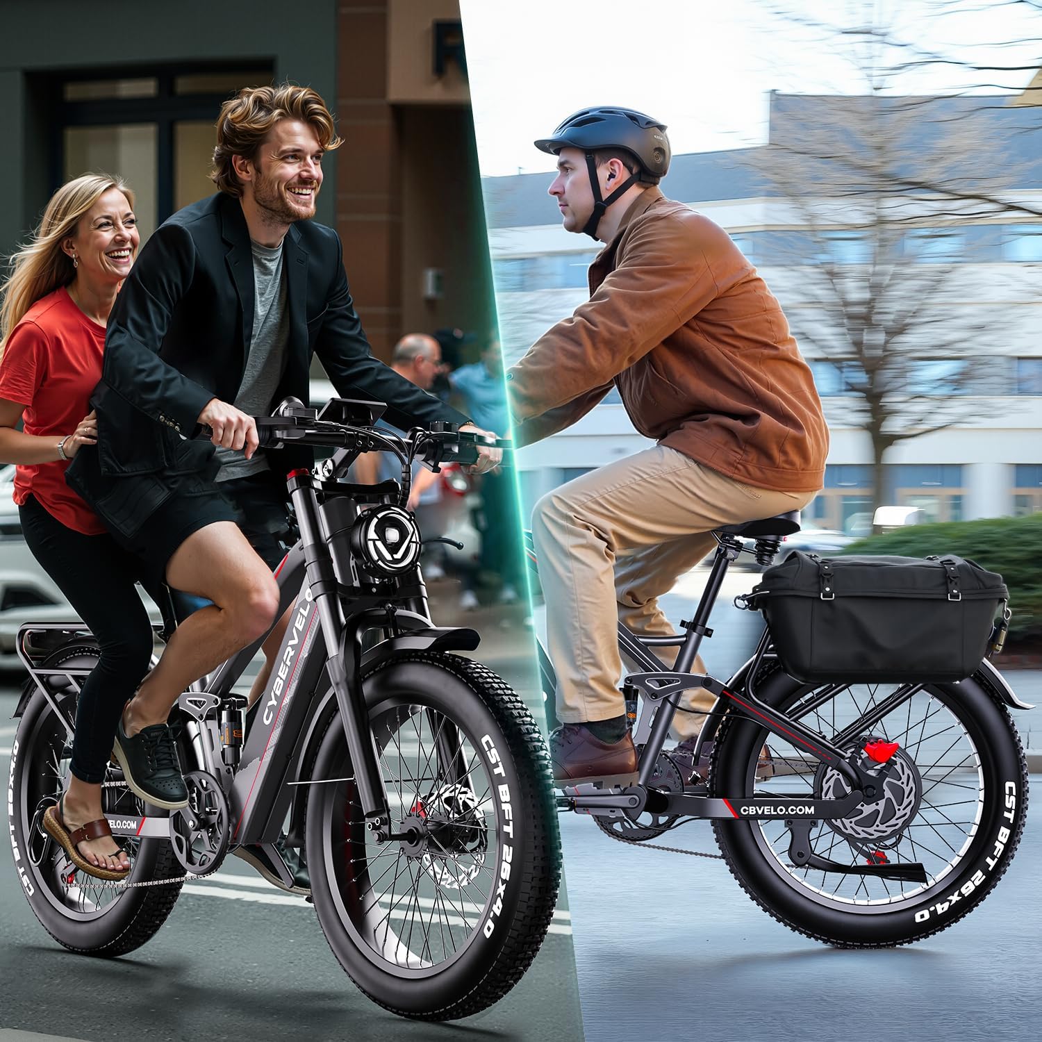 26' Electric Bike for Adult,750w Peak,up 150 Miles 52V 40Ah Battery Ebike,26' x 4.0 Fat Tire Adult Electric Bicycles for All Terrain,Electric Mountain E-Bike,UL Certified Commuter Ebikes, 7-Speed
