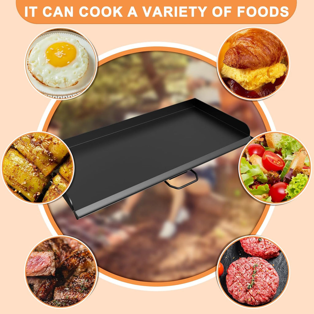Flat Top Griddle for Camp Chef Accessories 3 Burner Stove SPG90B GB90D TB90 TB90LW TB90LWG TB90LWG15 CCH3 Camp Stove Griddle Top for Camp Chef Tundra 3 Burner 16' x 38'