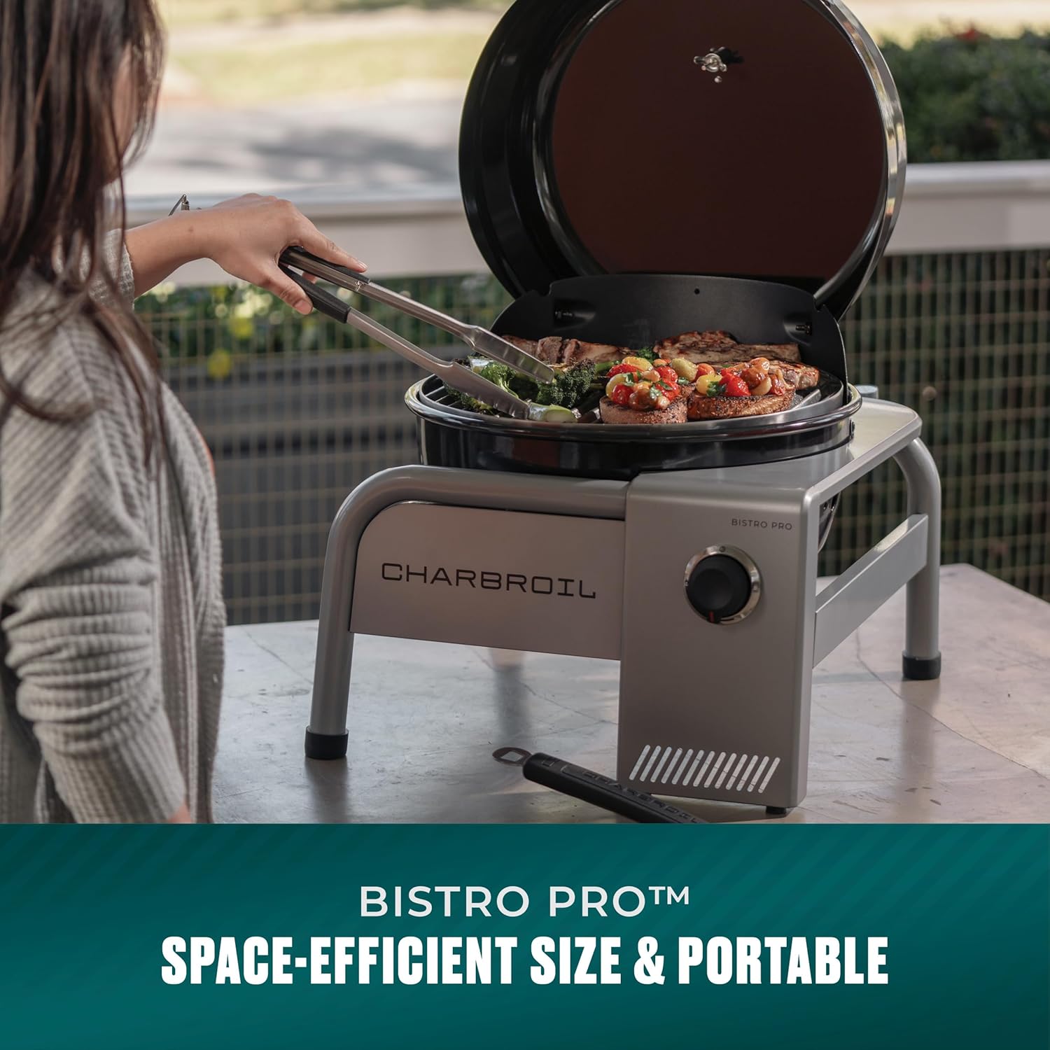 Bistro Pro™ Tabletop Gas Grill, Black - 25302162