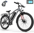 Electric Bike for Adults, 26' Commuter Ebikes with 7-Speed Gears, 25MPH Lightweight E Bike, 720W Peak Motor, 375Wh Removable Battery, 50 Miles Range, Electric Mountain Bicycle for All Terrain