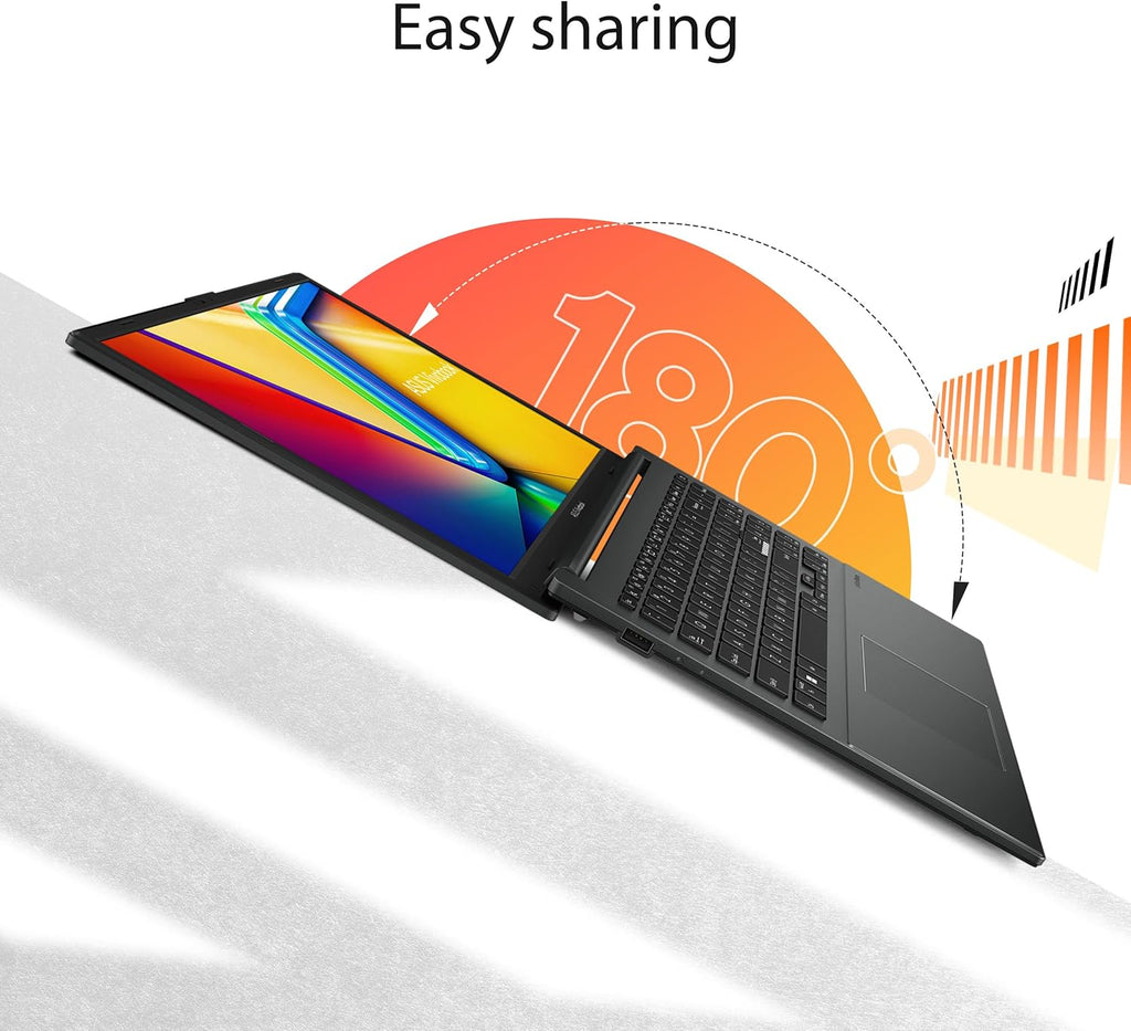 ASUS Vivobook Go 15.6' FHD Slim Laptop, AMD Ryzen 3 7320U Quad Core Processor, 8GB DDR5 RAM, 256GB SSD, Windows 11 Home, Fast Charging, Webcam Shield, Military Grade Durability, Black, E1504FA-AB34