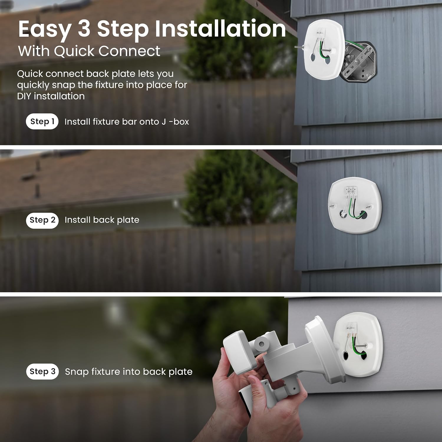 Feit Electric SEC5000/CAM/WIFI Outdoor LED Smart Security Camera with Motion Sensor, 2-Way Audio, 5000 Lumens Floodlight, Works with Alexa and Google Asst, Alarm, Hardwired, Updated Version of SEC3000