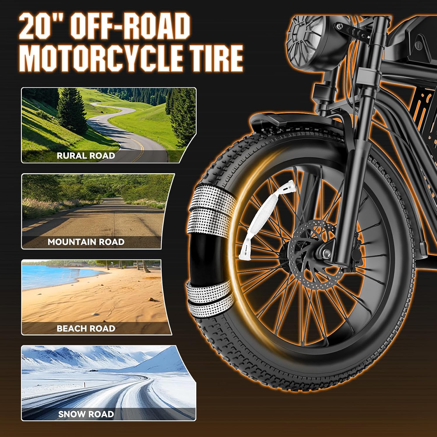 Misodo Electric Bike for Adults, Peak 2500W Motor, 32MPH & 100 Miles PAS Range, NFC & Password Unlock, 48V 20AH Battery, Electric Dirt Bike, Dual Suspension 20'x4.0' Fat Tire Off-Road Ebike