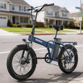 QRONGE Folding Electric Bike, E-Bike Foldable 1000W Peak, 48V 13.5AH Removable Battery Ebike, 20' Fat Tire, 70 Max Miles Range, 28maxMPH, Electric Bike for Adults, Adult Electric Bicycles for Commute