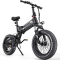 TotGuard Electric Bike,20' Electric Bike for Adults 500W Brushless Motor, 19.8MPH Fat Tire Ebike,Foldable Adult Electric Bicycles with 48V 10Ah Removable Battery,7-Speed,SGS Certified to UL 2849