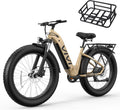 Vivi ACE07 Electric Bike for Adults, 26' x 4.0 Fat Tire Ebike, 750W Motor Electric Bike, 19.8MPH Ebikes for Adults with 48V 720WH Removable Battery, 7 Speed, SGS Certified to UL2849