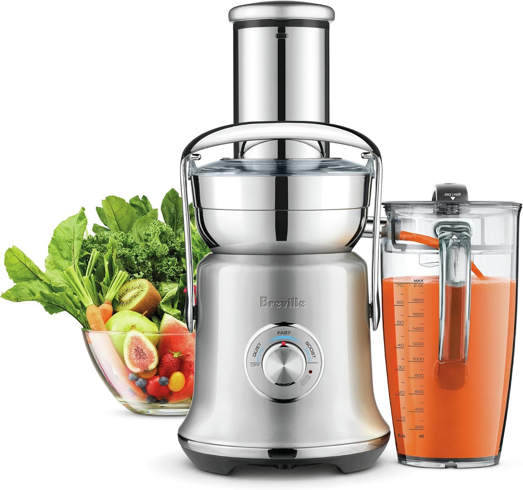 Breville the Juice Fountain® Cold XL Centrifugal Juicer, BJE830SIL, Silver