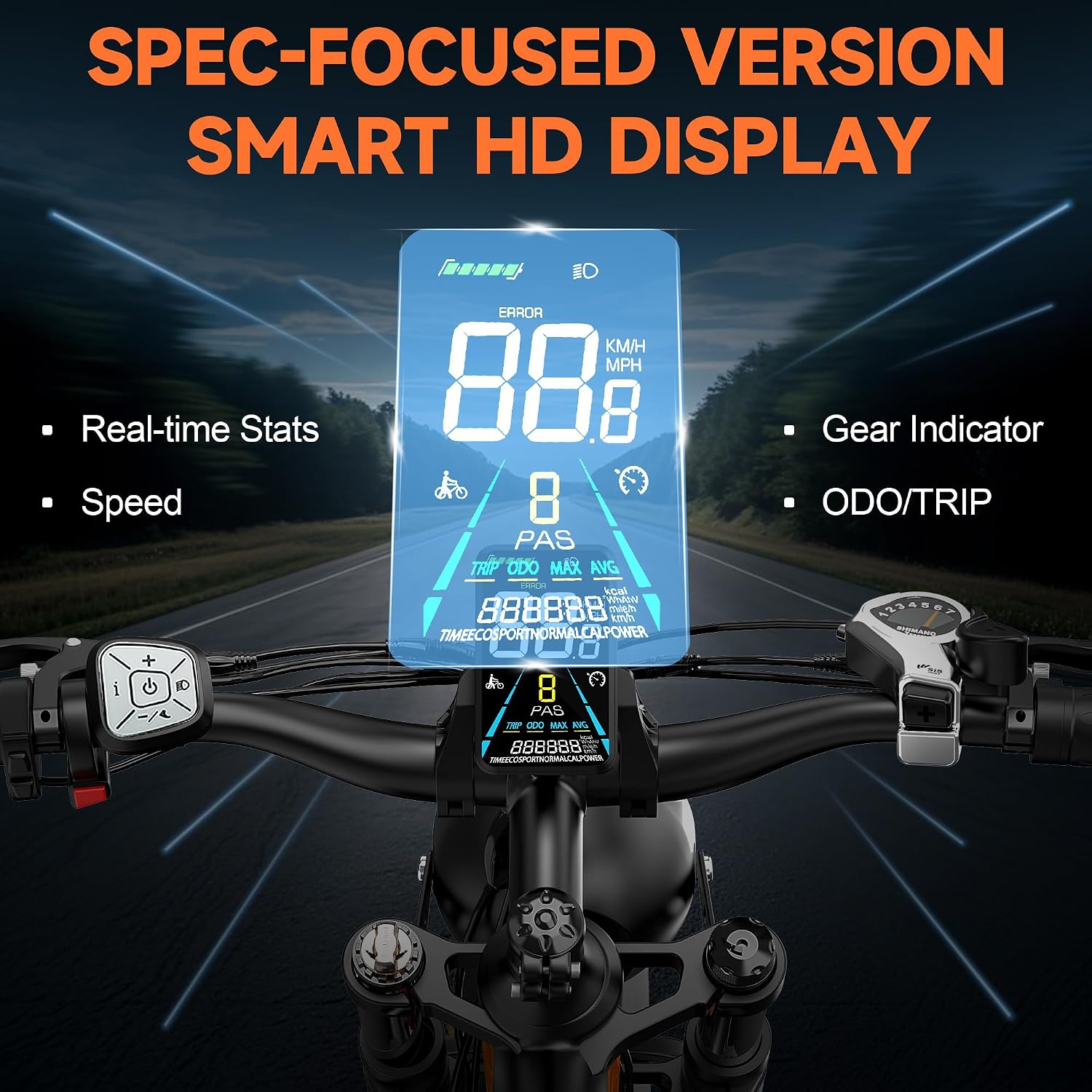 Electric Bike for Adults,5000W/3000W Peak Dual Motor ebike 35MPH E Bikes for Men Women,52V 32/23AH Battery, 80/100 Miles Range Ebike,26'Fat Tire Full Suspension E-Bike