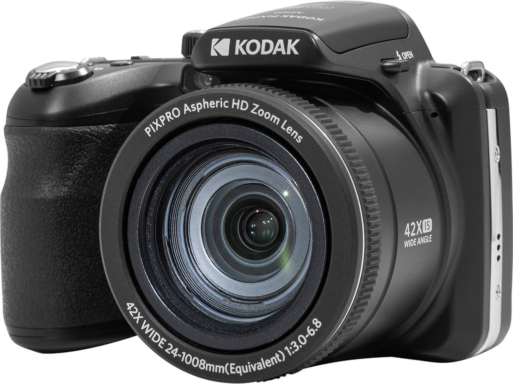 Kodak PIXPRO AZ425 Digital Camera + Camera Case + 128GB Memory Card (Black)