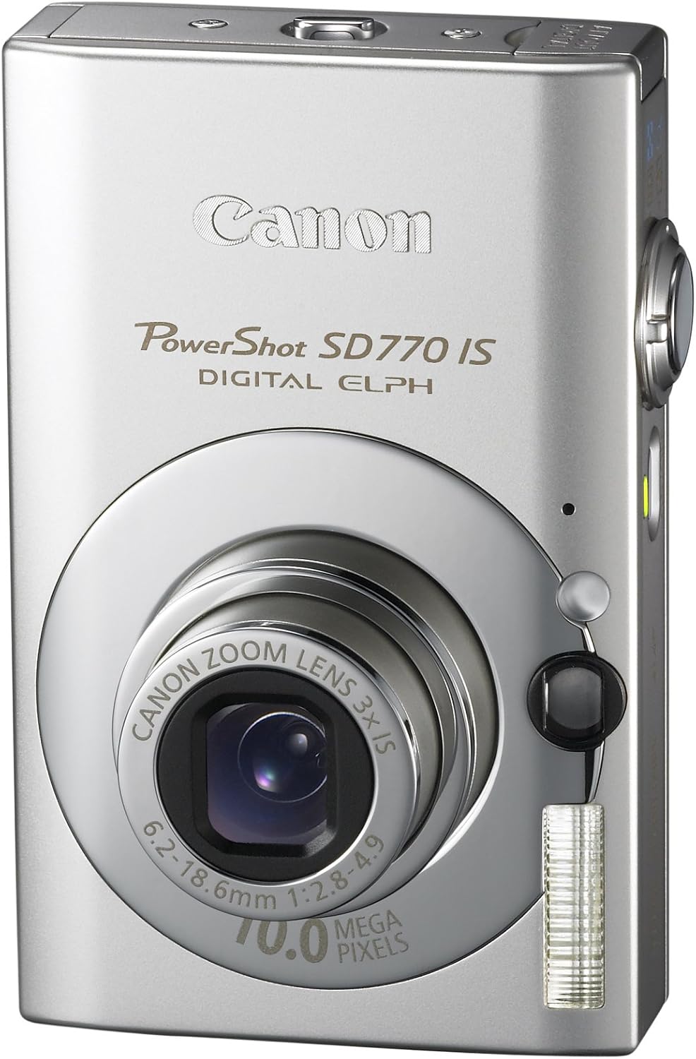 Canon PowerShot SD770 IS 10MP Digital Camera with 3x Optical Image Stabilized Zoom (Silver)