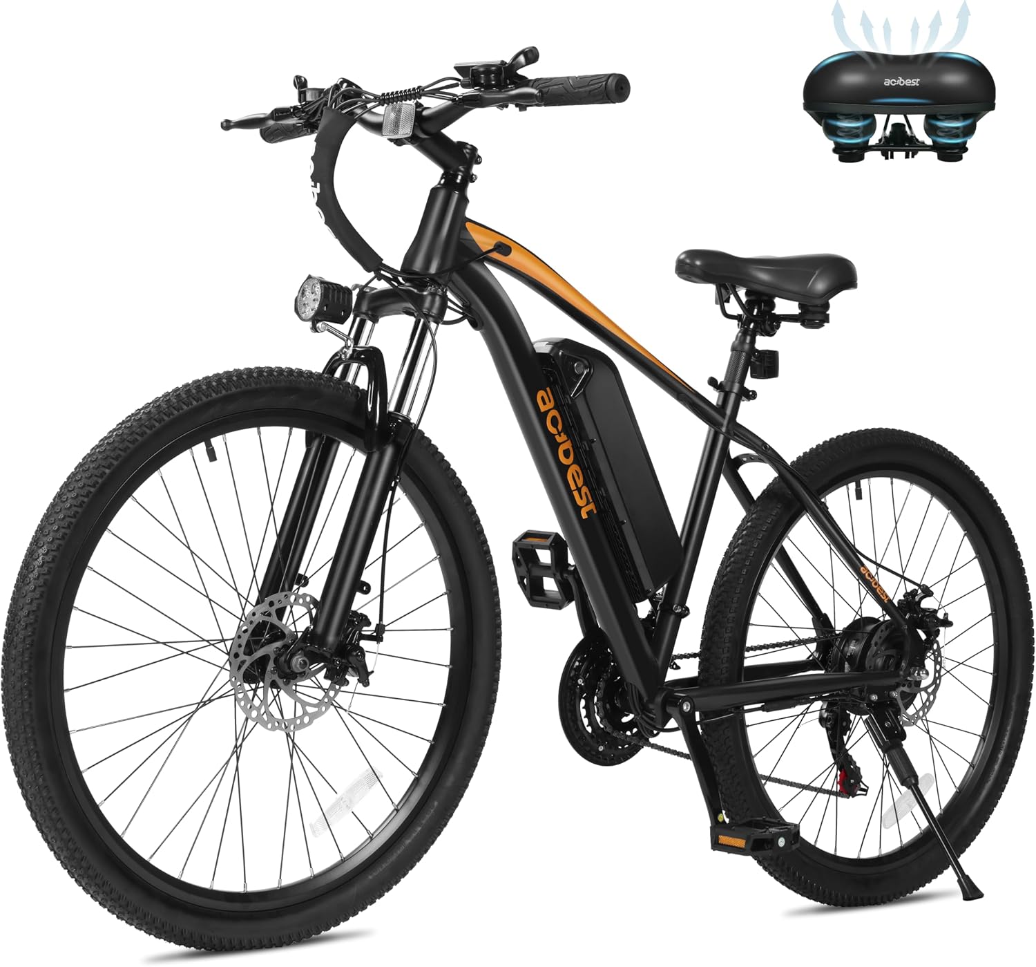 ACTBEST Apex Electric Bike for Adults, 21-Speed Electric Mountain Bike with 1200W Peak Motor, 28MPH Top Speed, 48V Removable Battery E Bike, 55-Mile Max Range Bicycle for Urban & Outdoor Use
