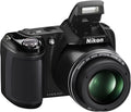 Nikon Coolpix L330 Digital Camera (Black) (Renewed)