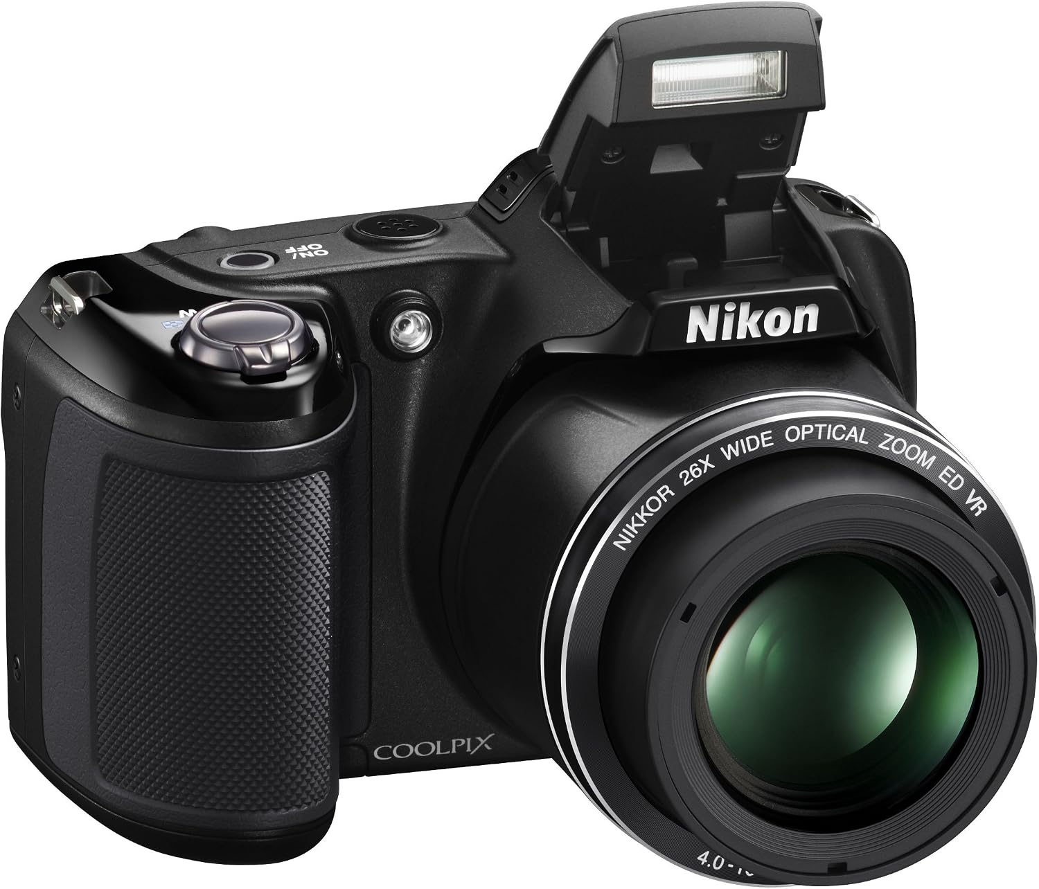 Nikon Coolpix L330 Digital Camera (Black) (Renewed)