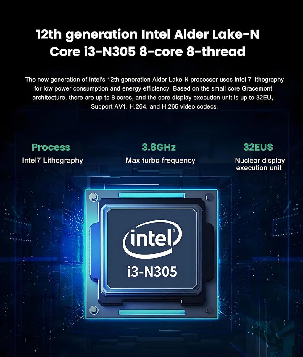 Lenovo 24' IdeaCentre All-in-One Desktop Computer, Intel 8-Core i3-N305, 16GB DDR4, 512GB PCIe SSD, 23.8' FHD IPS Display Home Office PC, WiFi 6, Office 365, Keyboard & Mouse, Windows 11, Cloud Grey
