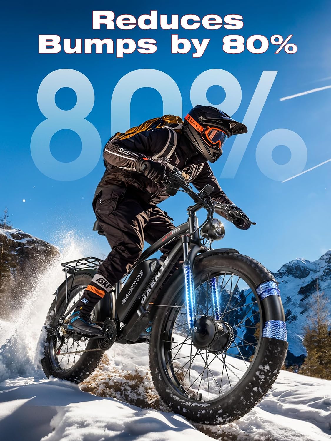 Electric Bike for Adults 9000w Peak Dual Motor Electric Bicycle 58V32Ah, 24'x4' Fat Tire Mountain E-Bike with Hydraulic Disc Brakes, Off-Road & Commuting (UL Certified)