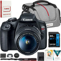 Canon EOS Rebel T7 DSLR Camera with 18-55mm Lens Bundle 24.1MP Beginner Digital Camera Kit with 64GB Memory Card, Camera Bag & Photo Editing Software