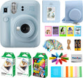Fujifilm Instax Mini 12 Instant Film Camera Bundle with Accessories (Pastel Blue)