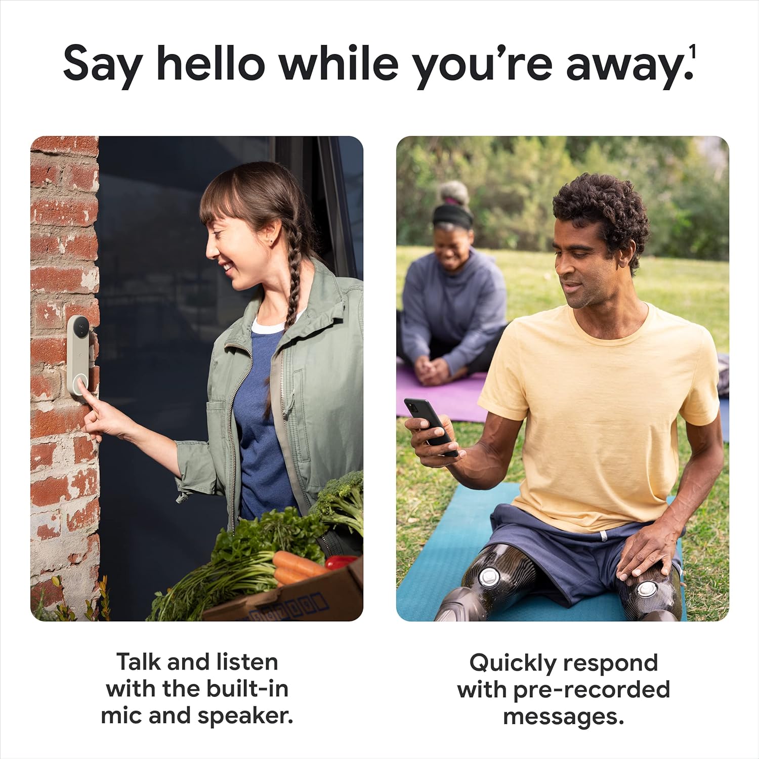 Google Nest Doorbell (Battery) - Ivy