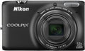 Nikon COOLPIX S6500 16 MP Digital Camera with 12x Zoom and Built-In Wi-Fi (Black)