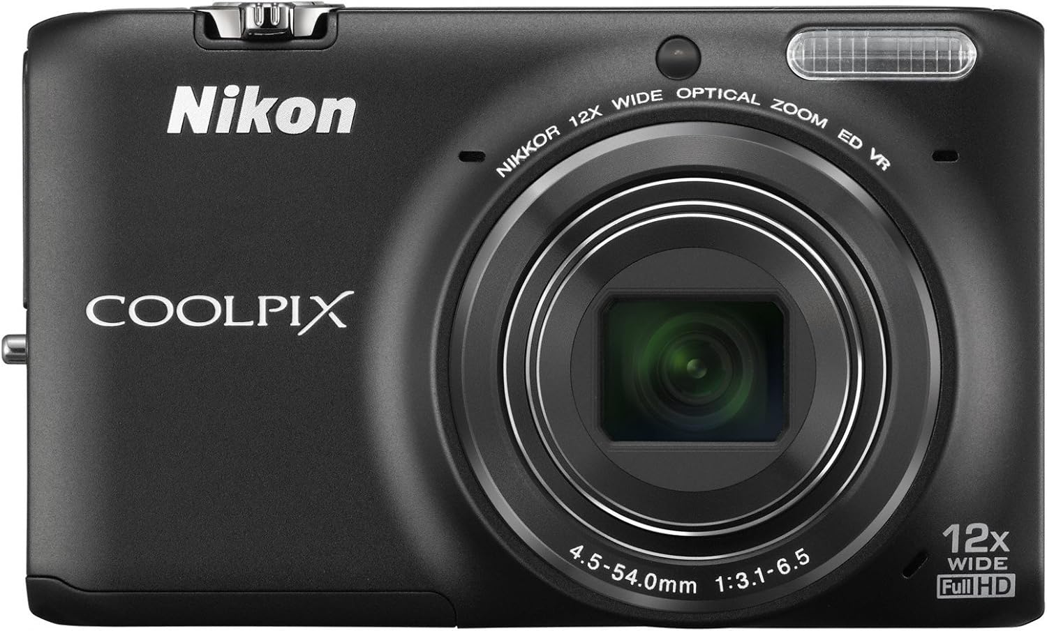 Nikon COOLPIX S6500 16 MP Digital Camera with 12x Zoom and Built-In Wi-Fi (Black)