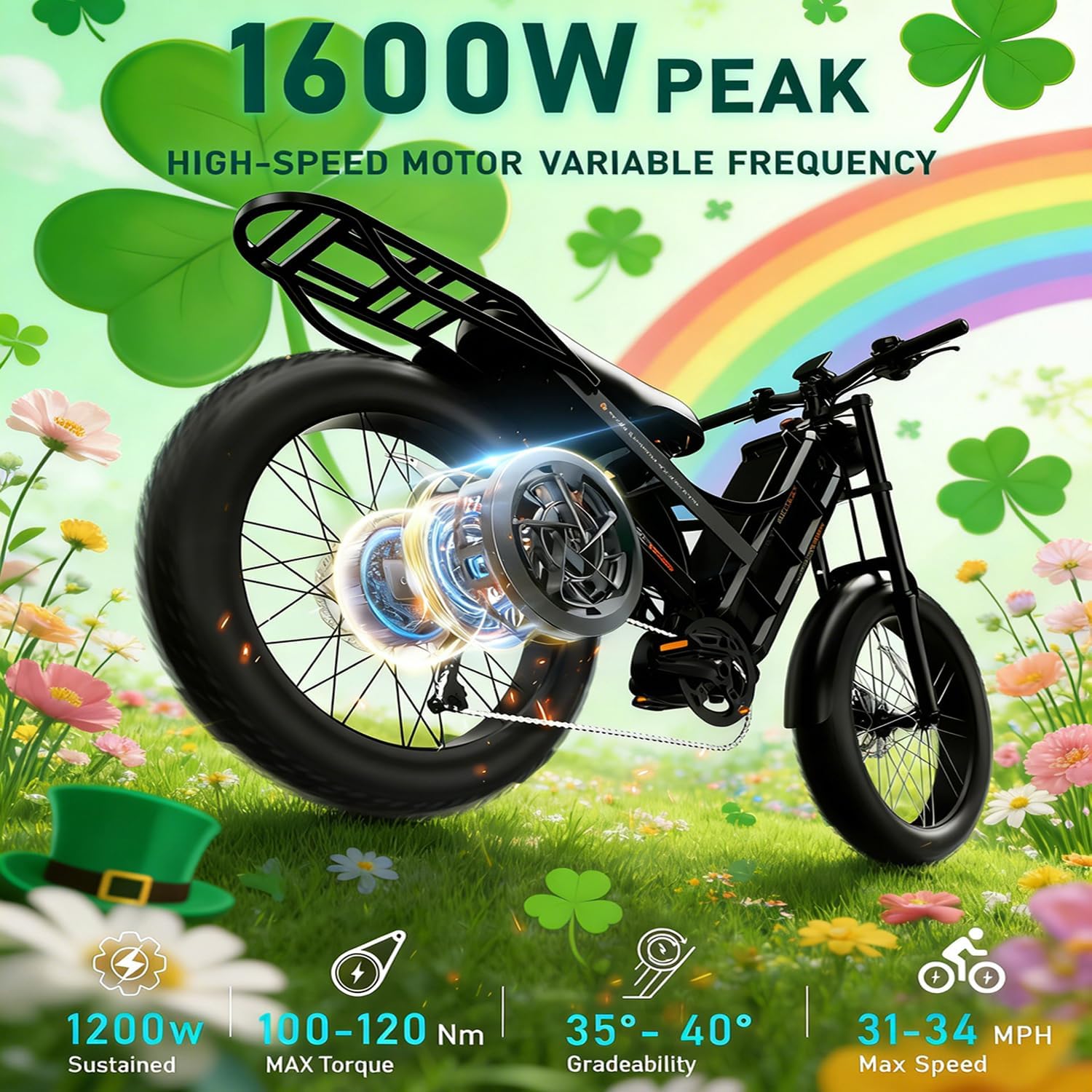 eAhora 2026 Romeo Pro 3 5600W 50Mph High-Torque Ebike, 60V 80Ah 250-Mile Long Range Electric Bike for Adults, Adjustable Air Suspension, 26'' Puncture-Proof Tire, UL 2849 Certified by TÜV