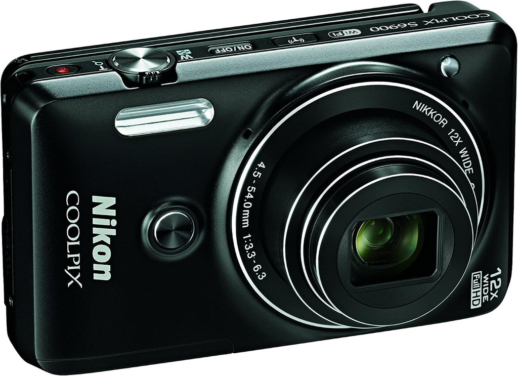 Nikon COOLPIX S6900 Digital Camera with 12x Optical Zoom and Built-In Wi-Fi (Black)