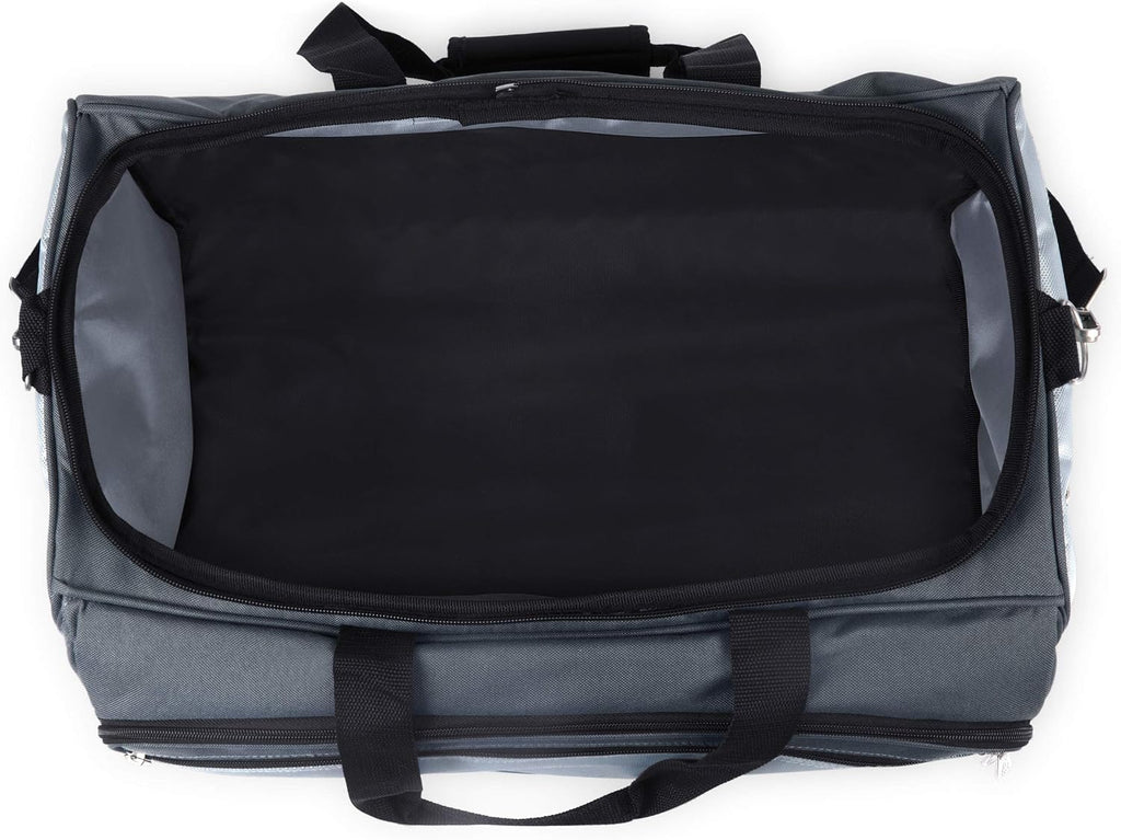 ONIVA - a Picnic Time brand Buccaneer Portable Charcoal Grill & Cooler Tote, (Black with Gray Accents)