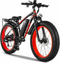 Electric Bike for Adults,1500W Peak Motor E Bikes, 26' Fat Tire Electric Bicycle, 28+ MPH 60 Miles Electric Mountain Bike, Removable Battery, Dual Brake, 7 Speed