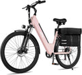 Qlife Cityone Electric Bike for Adults & Teens, Step-Through Commuter Ebike, 1000W Peak Motor, 55-Mile Range, 48V Removable Battery, 26-Inch City Tires, 7-Speed, Up to 25 MPH