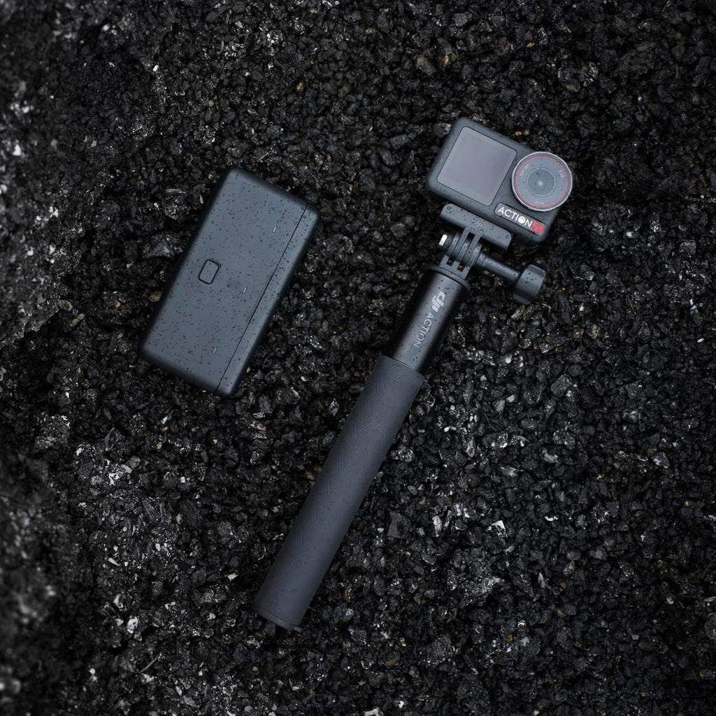 DJI Osmo Action 5 Pro Adventure Combo, Waterproof Action Camera with 1/1.3' Sensor, 4K/120fps Video, Subject Tracking, 12h Extended Battery Life with 3 Batteries, 1.5m Extension Rod, Battery Case