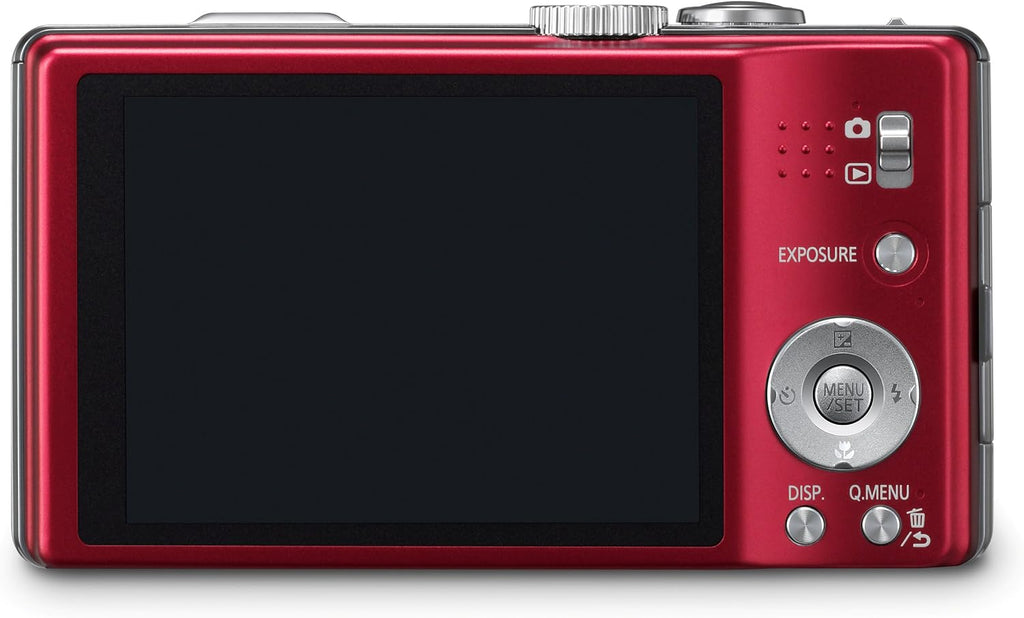 Panasonic Lumix DMC-ZS10 14.1 MP Digital Camera with 16x Wide Angle Optical Image Stabilized Zoom and Built-In GPS Function (Red)