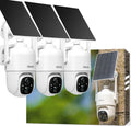 Vicohome 3CQ1 AI 2K Solar Security Camera Wireless Outdoor, Battery Powered,Two Way Audio,Motion Detection, 360° View,Easy to Setup,Color Night Vision,Audible Flashlight Siren,180 Days Exchange Policy